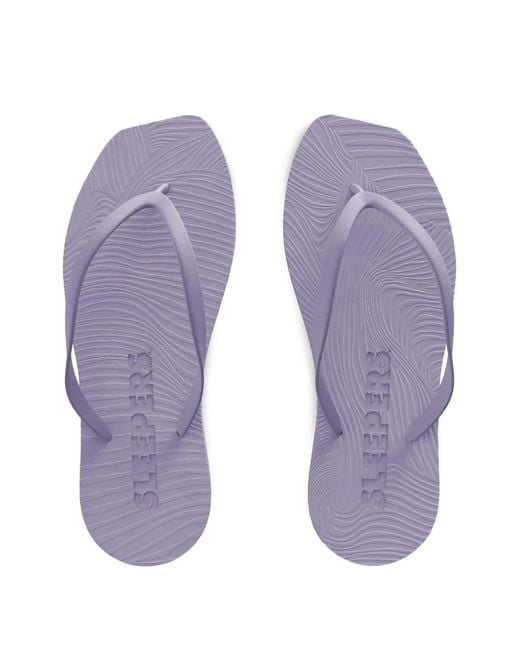 Sleeper Purple Tapered Flip-Flops