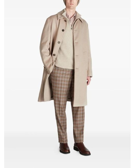 Slowear Natural Pantalon Droit À Carreaux for men