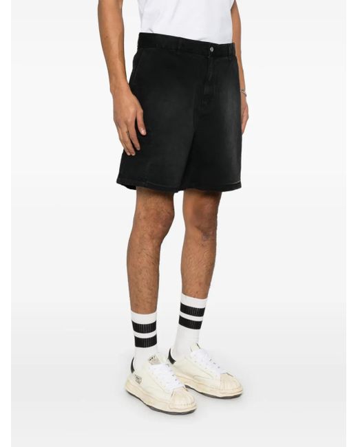 Represent Black Season Cargo Shorts for men