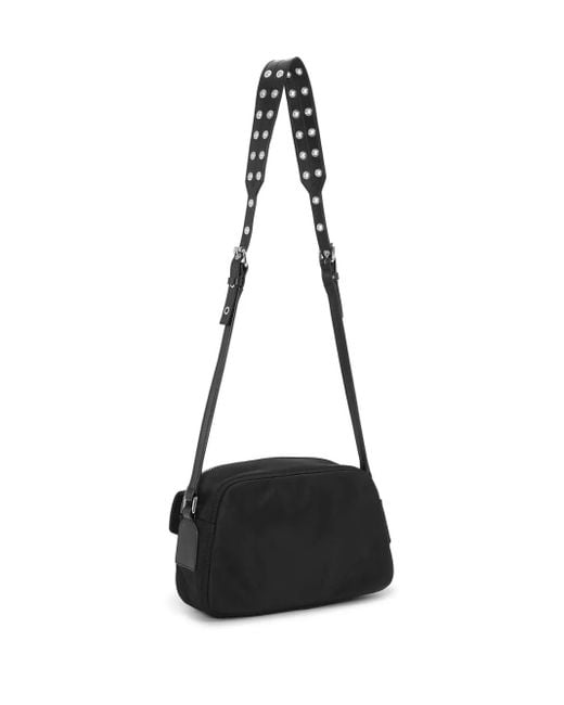 Ganni Black Bucky Umhängetasche