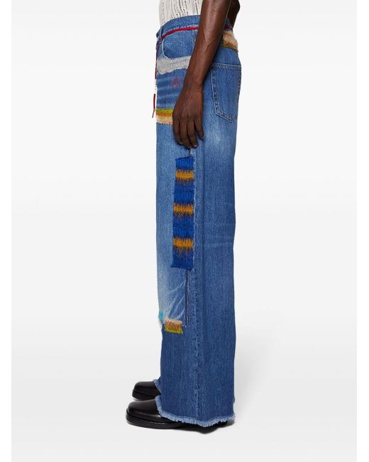 Jeans con applicazione di Marni in Blue da Uomo