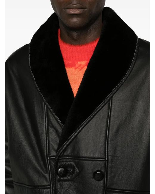 メンズ A.N.G.E.L.O. Vintage Cult 1980s ダブルコート Black