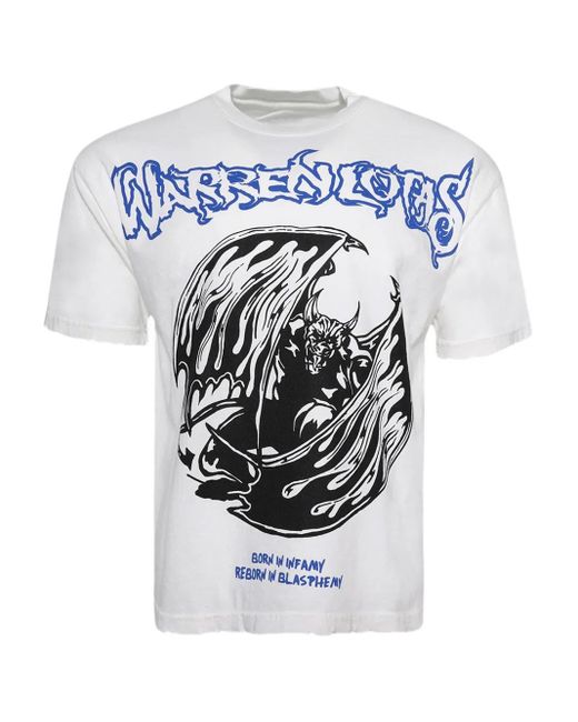 Warren Lotas White Gargoyle T-Shirt for men