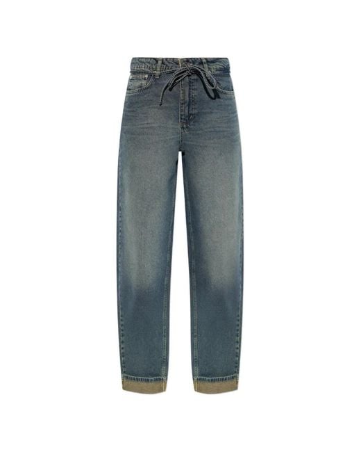 Gestuz Blue Gzsusara Tie-Fastening Jeans