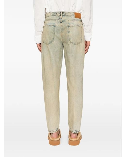 Bonheur Natural Acid-Wash Tapered Jeans for men