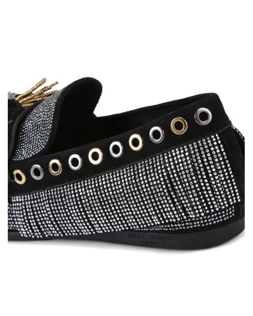 Ballerines À Détail De Pompon Kurt Geiger en coloris Black