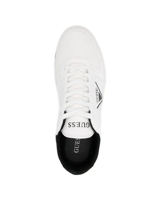 Guess White Baskets Vincent À Logo for men
