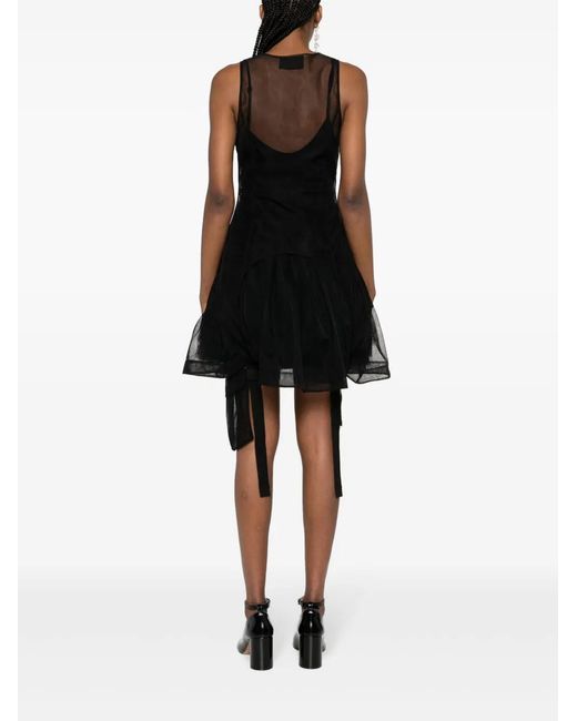 Simone Rocha Black Sleeveless Sheer Top