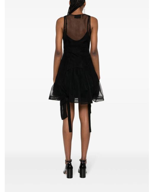 Simone Rocha Black Semi-Transparentes Top