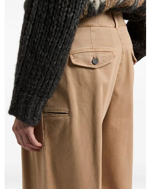 Peserico タックパンツ Natural
