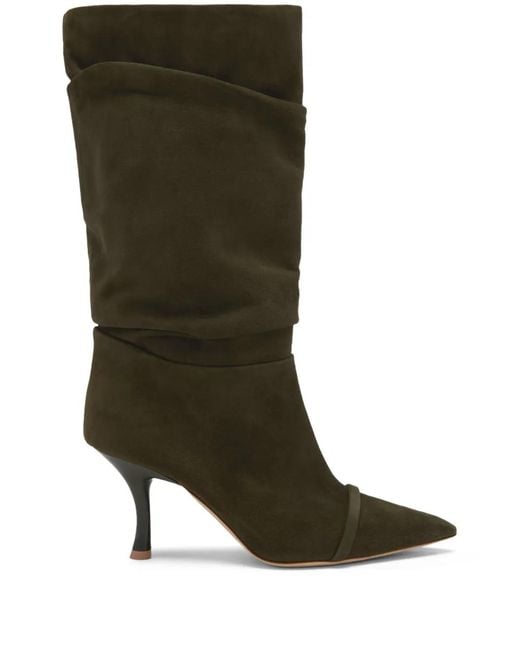 Malone Souliers Green Isley Suede Boots
