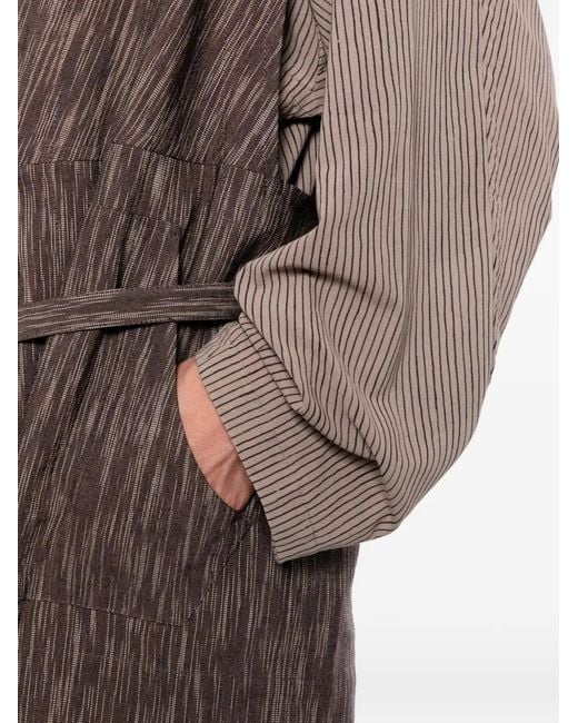 Jan Jan Van Essche Brown Gilet Boutonné À Col V for men