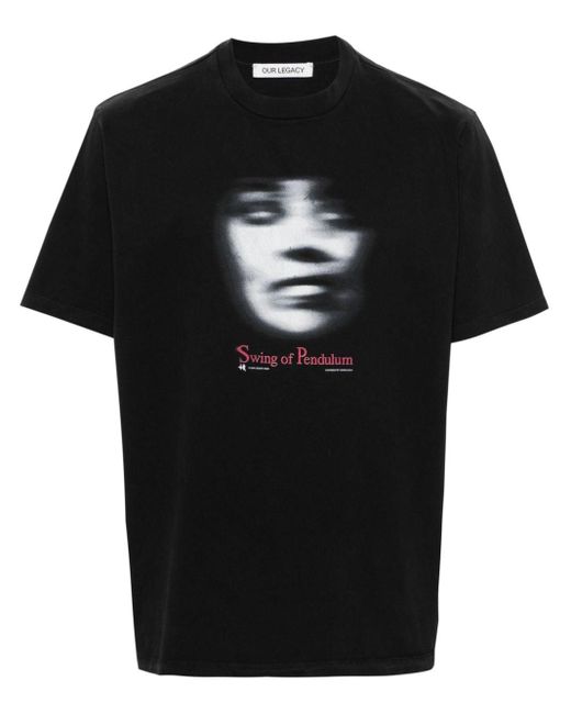 メンズ Our Legacy Box Tシャツ Black