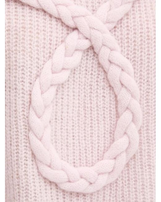 Munthe Blue Braided-Detail Sweater