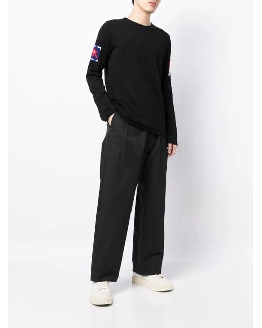 Comme des Garçons Black Intarsia-Knit Sweater for men