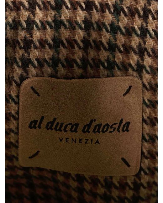 Al Duca D'aosta Green Suede Jacket for men
