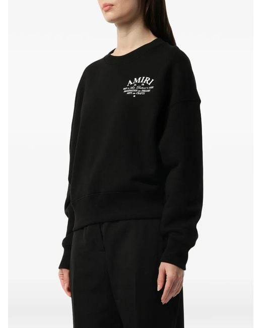 Amiri Black Arts District Logo-Print Sweatshirt