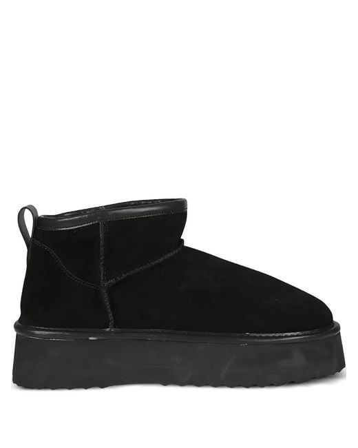 Hoor Black Vega Platform Boots