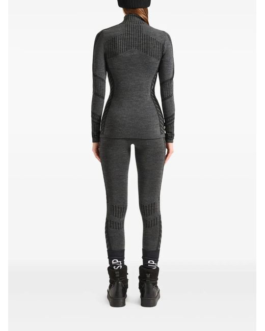 Fusalp Black Seama Zip Top