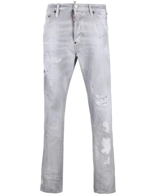 DSquared² Gray Cool Guy Jeans for men