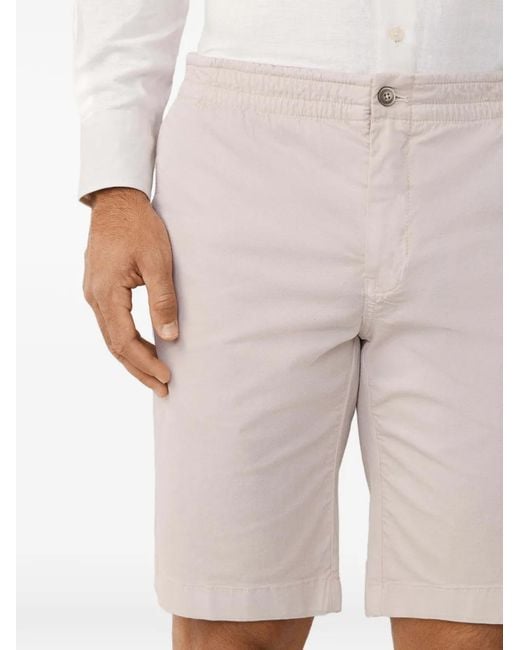 Hackett Natural Elasticated-Waistband Chino Shorts for men