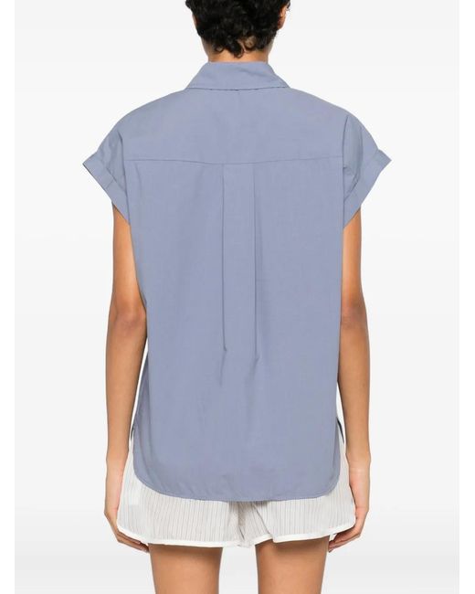 Matteau Mouwloze Top in het Blue