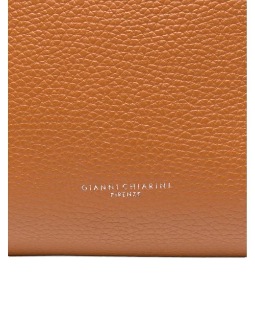 Gianni Chiarini Brown Brina Drawstring Top-Handle Shoulder Bag