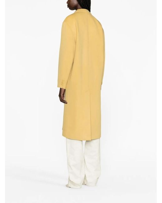 Isabel Marant Yellow Theodore Double-breasted Coat