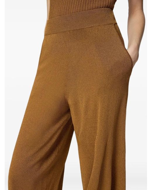 Pinko Brown Cuffed Trousers