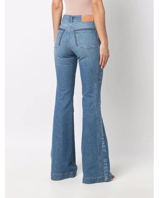 Stella McCartney Blue Flared Denim Jeans