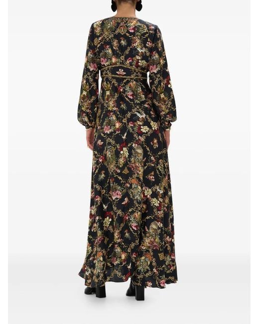 Camilla Told In The Tapestry Maxi Dress Black