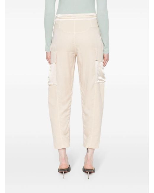Pinko Natural Tapered Cargo Trousers