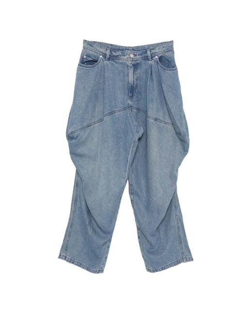 CROQUIS Blue Dart-Detail Jeans for men