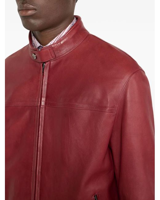 Chaqueta Con Cremallera Etro de hombre de color Red