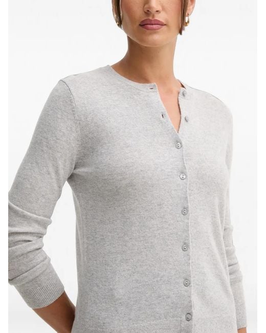 Benetton Gray Button-Front Cardigan