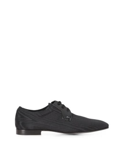 Tod's White Moiré-Effect Lace-Up Oxford Shoes for men