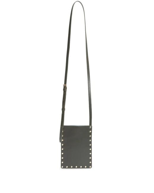 Fabiana Filippi White Stud-Embellished Crossbody Bag