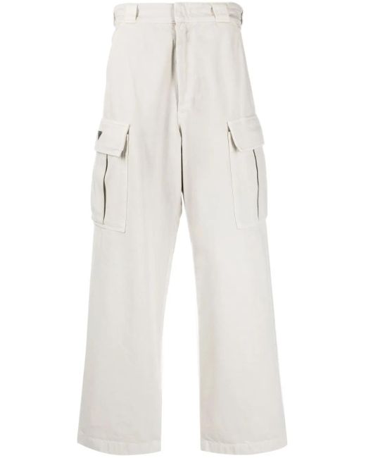 Prada Cargo Broek in het White voor heren