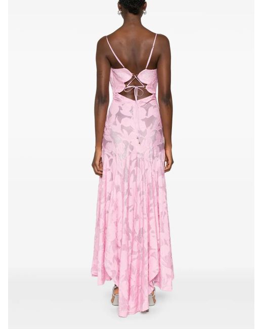 Maria Lucia Hohan Pink Kelsey Maxi Dress