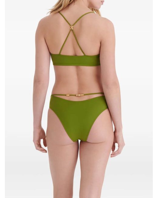Eres Abysses Cropped Bikinitop in het Green