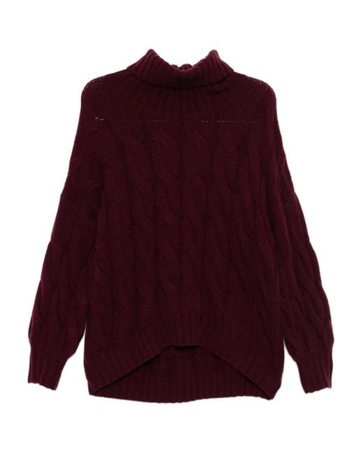 N.Peal Cashmere Purple Hana Pullover