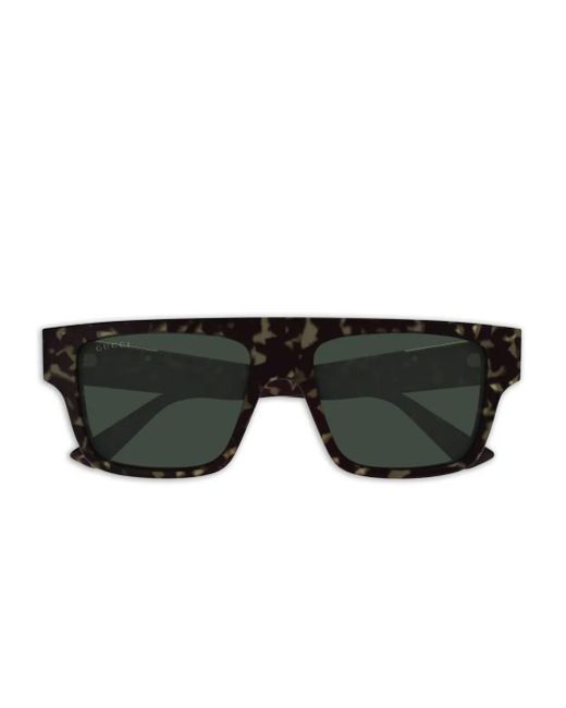 Gucci Black Square-Frame Sunglasses for men