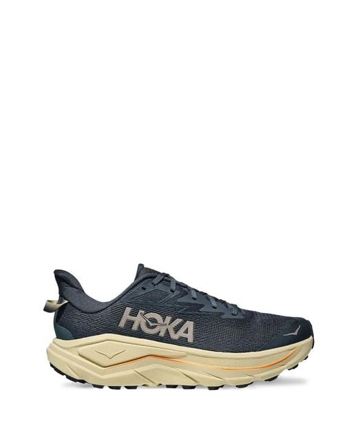 Hoka One One Blue Challenger Logo Sneakers for men