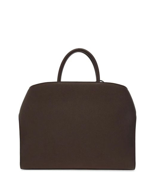 Ferragamo Brown Hug Briefcase for men