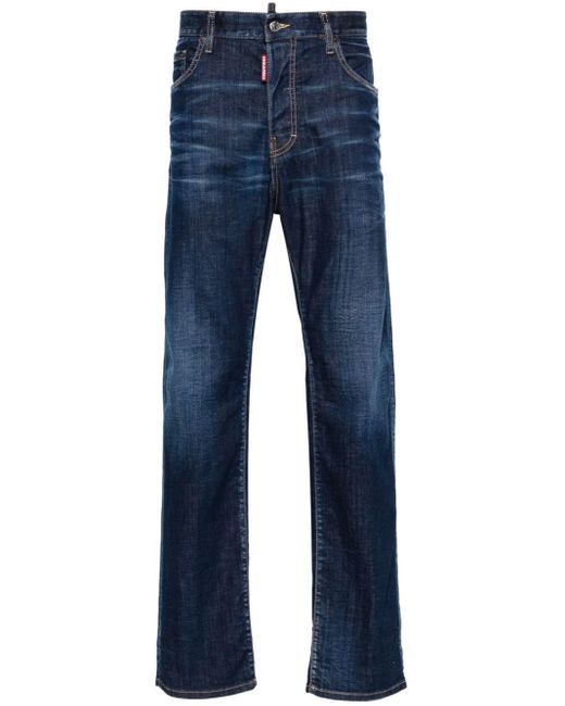 DSquared² Blue 642 Straight-leg Jeans for men
