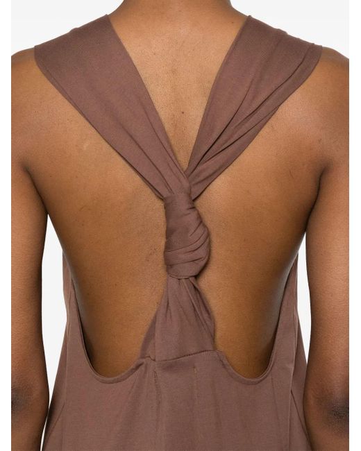 Loulou de Saison Brown Rayna Midikleid
