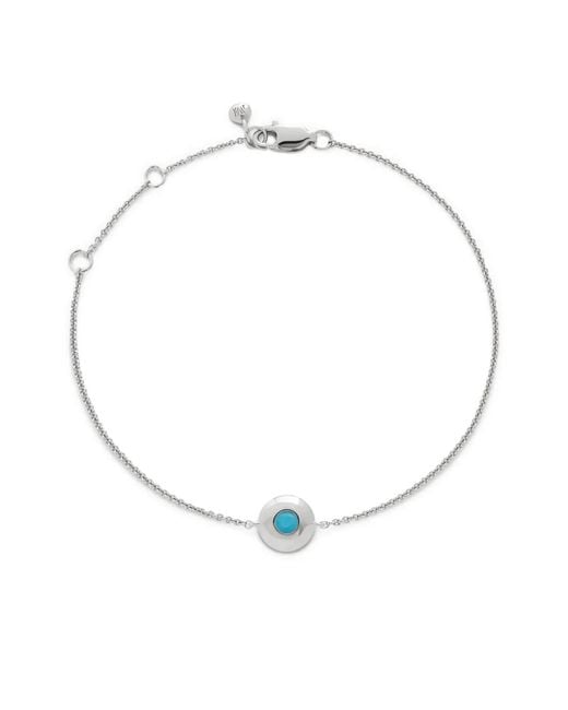 Monica Vinader White December Birthstone Bracelet