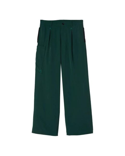 Asics Green Pleated Trousers