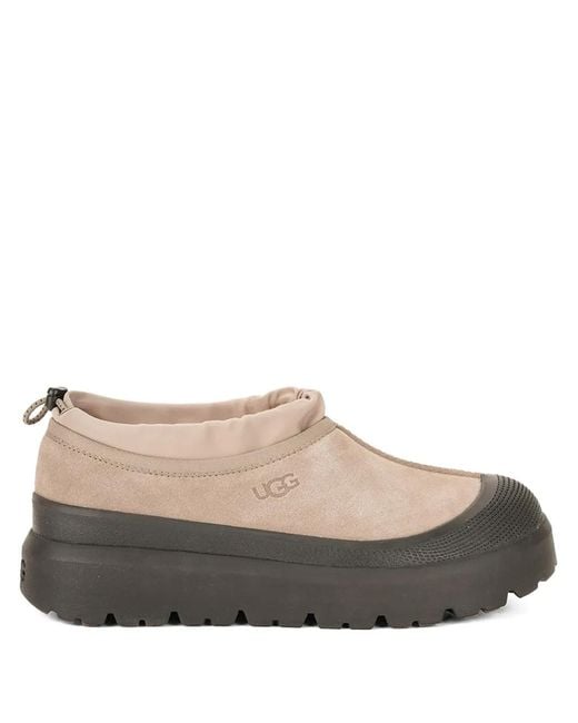 Ugg Gray Tasman Weather Hybrid Logo-Detail Loafers for men