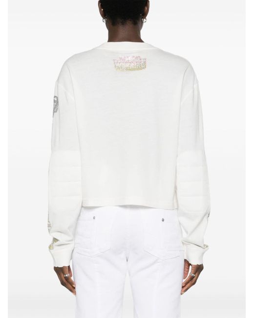 Zadig & Voltaire White Iona T-Shirt aus Bio-Baumwolle